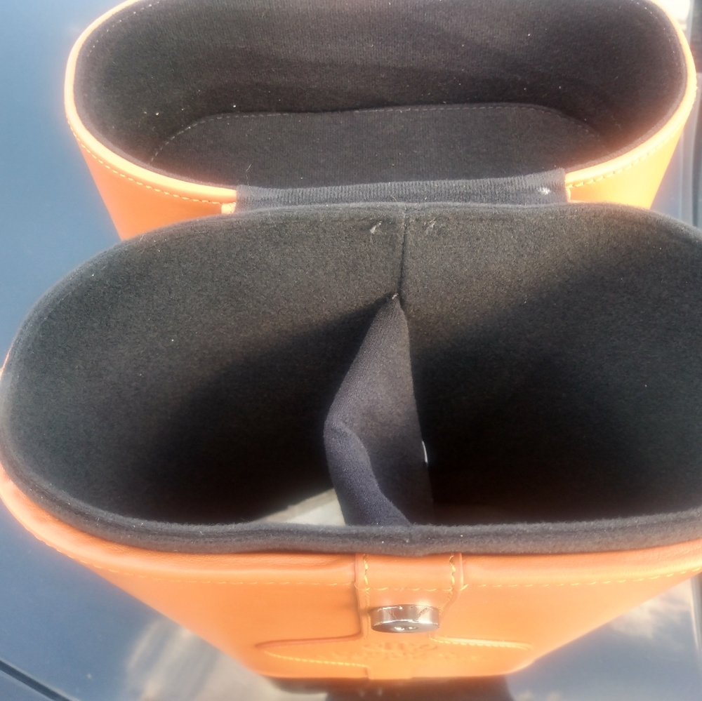 Wine Leather Double Carry Case - Picture 7 of 11